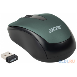 Мышь Acer OMR135 зеленый оптическая (1000dpi) беспроводная USB для ноутбука (2but) ZL MCEEE 01I