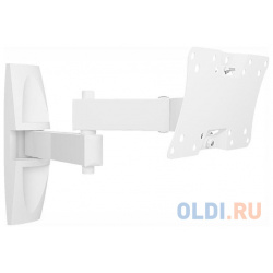 Кронштейн Holder LCDS 5064 белый для ЖК ТВ 10 32" макс 200x100 наклон 15 25° поворот 350° 2 колена до 30 кг 