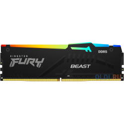 Оперативная память для компьютера Kingston Fury Beast RGB DIMM 16Gb DDR5 5200 MHz KF552C40BBA 16 