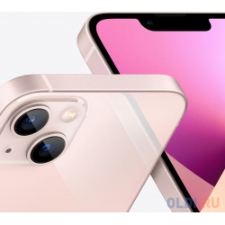 Смартфон Apple A2633 iPhone 13 128Gb 4Gb розовый моноблок 3G 4G 6 1" 1170x2532 iOS 16 12Mpix 802 11 a/b/g/n/ac/ax NFC GPS GSM900/1800 GSM1900 Tou MLPH3HN/A
