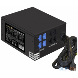 Блок питания 650W ExeGate 650PPX (ATX  APFC SC КПД 80% (80 PLUS) 14cm fan 24pin (4+4)pin PCIe 5xSATA 4xIDE FDD Cable Management кабель 220V EX259612RUS S