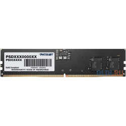 Оперативная память для компьютера Patriot Signature DIMM 8Gb DDR5 4800 MHz PSD58G480041 