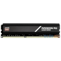 Оперативная память для компьютера AMD R9 Gamers Series Black DIMM 4Gb DDR4 3200 MHz R944G3206U2S UO 