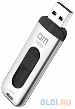 Флешка 128Gb DM FS200 USB3 2 USB 3 серебристый 