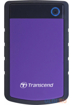 Внешний жесткий диск 2 5" 4 Tb USB 3 1 Transcend StoreJet 25H3P фиолетовый TS4TSJ25H3P 