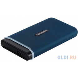 Внешний SSD диск 2 5" 250 Gb USB Type C Transcend ESD370C синий TS250GESD370C 