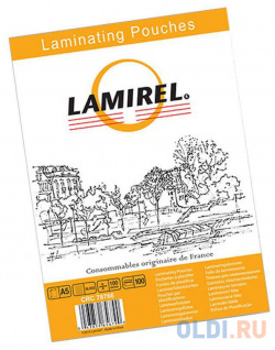 Пленка для ламинирования Fellowes Lamirel LA 7876601 А5 100мкм 100шт 78766 