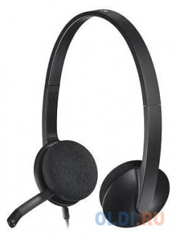 Гарнитура Logitech Headset H340 черный 