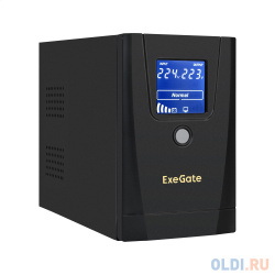 ИБП ExeGate Power Smart ULB 650 LCD AVR 1SH 2C13  EX292769RUS