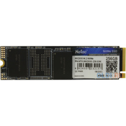Твердотельный накопитель SSD M 2 Netac 256Gb NV2000 Series  Retail (PCI E 3 1 x4 up to 2500/1000MBs 3D NAND 150TBW NVMe NT01NV2000 256 E4X