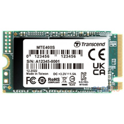 Твердотельный накопитель SSD M 2 2242 Transcend 256GB MTE400S  (PCI E 3 0 x4 up to 2000/1000Mbs 3D NAND 100TBW NVMe 1 22х4 TS256GMTE400S