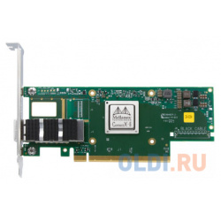 ConnectX® 6 VPI adapter card  100Gb/s (HDR100 EDR IB and 100GbE) single port QSFP56 PCIe3 0/4 0 x16 tall bracket Mellanox MCX653105A ECAT