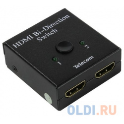 Разветвитель HDMI 2  1 переключатель двунаправленный Telecom TTS5015