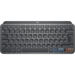 Клавиатура беспроводная Logitech MX Keys Mini Graphite Bluetooth графитовый 920 010501 