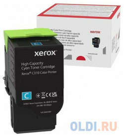 Тонер картридж XEROX C310 голубой 5 5K (006R04369) 006R04369 