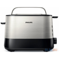 Тостер Philips HD2637/90 черный/серебристый 