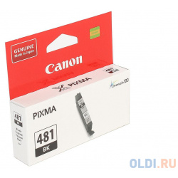 Картридж Canon CLI 481 BK для Pixma TS6140/TS8140TS/TS9140/TR7540/TR8540 черный 2101C001 