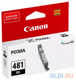 Картридж Canon CLI 481 BK для Pixma TS6140/TS8140TS/TS9140/TR7540/TR8540 черный 2101C001