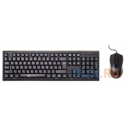 Клавиатура + мышь Oklick 620M клав:черный мышь:черный USB 475652 