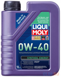 9514 LiquiMoly Синт  мот масло Synthoil Energy 0W 40 SN A3/B4 (1л)