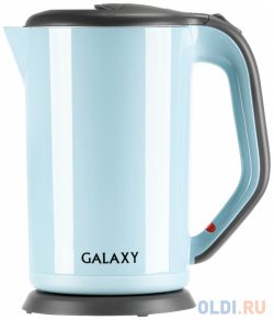 Чайник электрический GALAXY GL0330 BLUE 2000 Вт голубой 1 7 л металл/пластик 
