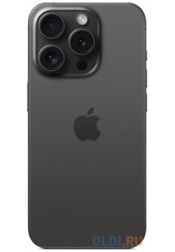Смартфон Apple A3101 iPhone 15 Pro 1Tb черный титан моноблок 3G 4G 1Sim 6 1" 1179x2556 iOS 17 48Mpix 802 11 a/b/g/n/ac/ax NFC GPS Protect MTUQ3J/A