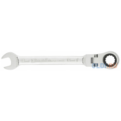 Ключ MATRIX 14865  комбинированный трещоточный 13мм CrV шарнирный зерк хром professional
