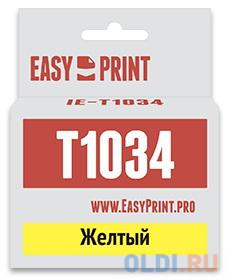 Картридж EasyPrint IE T1034 для Epson Stylus TX550W/Office T30/T40/T1100/TX510FN/600FW  желтый с чипом CS EPS187