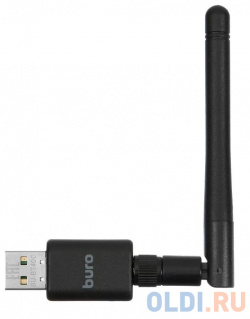 Адаптер USB Buro BU BT40С Bluetooth 4 0+EDR class 1 100м черный Бюрократ 