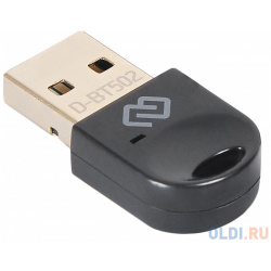 Адаптер USB Digma D BT502 Bluetooth 5 0+EDR class 1 20м черный 