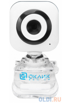 Камера Web Оклик OK C8812 белый 0 3Mpix (640x480) USB2 с микрофоном Oklick 