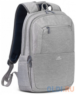 Рюкзак для ноутбука 15 6" Riva 7760 полиэстер серый 