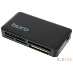 Картридер внешний Buro BU CR 151 USB2 0 черный 