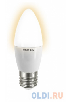 Лампа GAUSS LED Elementary Candle 6W E27 2700K  арт LD33216 33216