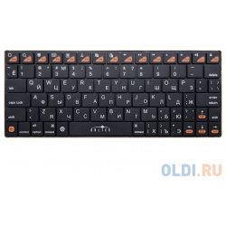 Клавиатура Oklick 840S черный беспроводная BT slim 01 7'' 