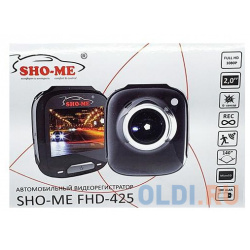 Видеорегистратор Sho Me FHD 425 черный 1080x1920 1080p 140гр  GC2023