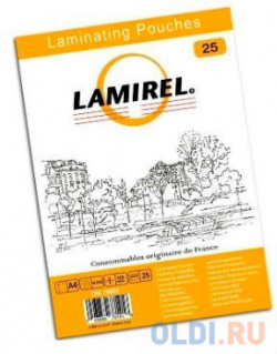 Пленка для ламинирования Fellowes 125мкм A4 (25шт) глянцевая 216x303мм Lamirel (LA 78802) LA 78802 