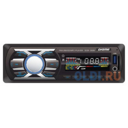 Автомагнитола Digma DCR 300B USB MP3 FM 1DIN 4x45Вт черный 