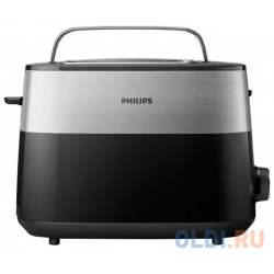 Тостер Philips HD2516 830Вт черный/стальной HD2516/90 