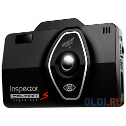 Видеорегистратор Inspector Cayman S 2 4" 1920x1080 130° microSD microSDXC датчик удара черный SIGNATURE 