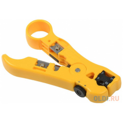Инструмент ITK TS2 GR20 для зачистки кабеля UTP (упак:1шт) желтый 