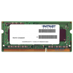 Модуль памяти для ноутбука SODIMM 4GB PC12800 DDR3 PSD34G160081S PATRIOT 