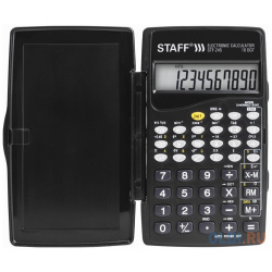 Калькулятор инженерный STAFF STF 245 10 разрядный черный 250194 
