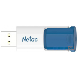 Флеш Диск Netac 128Gb U182 NT03U182N 128G 30BL USB3 0 синий/белый 