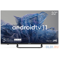 Телевизор LED Kivi 32" 32F750NB черный FULL HD 60Hz DVB T T2 C WiFi Smart TV 