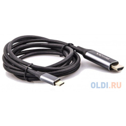 Кабель адаптер USB 3 1 Type Cm  > HDMI A(m) 4K@60Hz 8m Aluminium Shell VCOM Telecom CU423MC