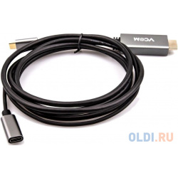 Кабель адаптер USB 3 1 Type Cm  > HDMI A(m) 4K@60Hz 8m PD Alum Shell VCOM Telecom CU423MCPD
