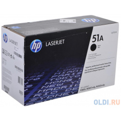 Картридж HP Q7551A 6500стр Черный №51А для LaserJet P3005