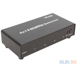 Переключатель HDMI 1 4V  4=1 VCOM Telecom DD434 Видеопереключатель