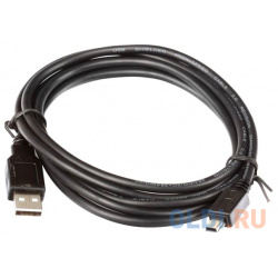 Кабель USB 2 0 miniUSB 1м VCOM Telecom TC6911BK 1 0M круглый черный 